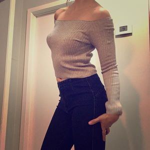 Off-The-Shoulder Crop Top